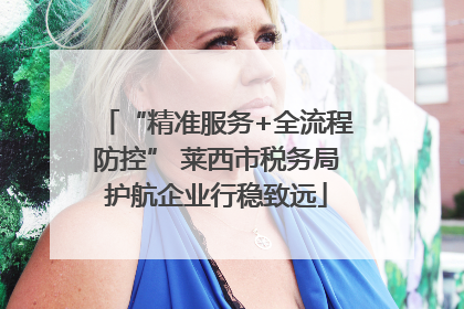 “精准服务+全流程防控” 莱西市税务局护航企业行稳致远