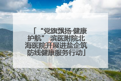 “党旗飘扬·健康护航” 滨医附院北海医院开展进盐企筑防线健康服务行动