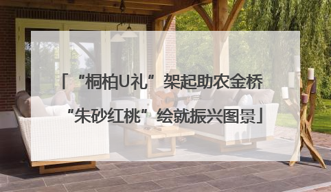“桐柏U礼”架起助农金桥 “朱砂红桃”绘就振兴图景