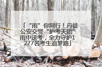 “雨”你同行！丹徒公安交警“护考天团”雨中送考，全力守护1277名考生追梦路