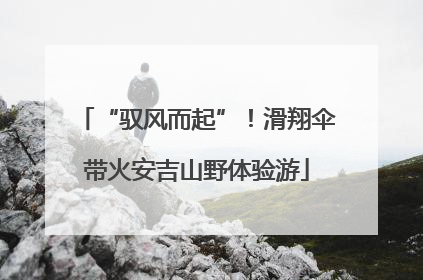 “驭风而起”！滑翔伞带火安吉山野体验游