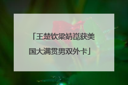 王楚钦梁靖崑获美国大满贯男双外卡