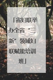 省妇联举办全省“三新”领域妇联赋能培训班