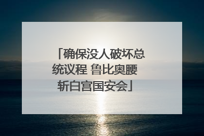 确保没人破坏总统议程 鲁比奥腰斩白宫国安会