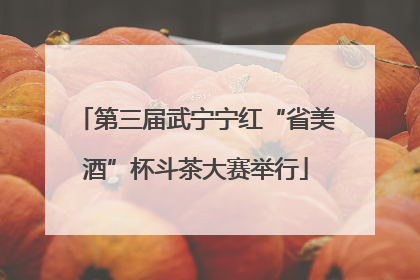 第三届武宁宁红“省美酒”杯斗茶大赛举行