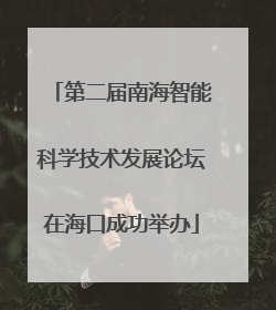 第二届南海智能科学技术发展论坛在海口成功举办