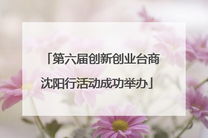 第六届创新创业台商沈阳行活动成功举办