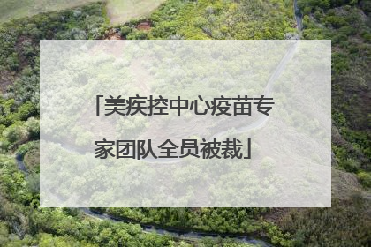 美疾控中心疫苗专家团队全员被裁