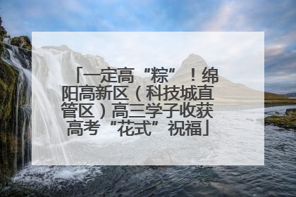 一定高“粽”！绵阳高新区（科技城直管区）高三学子收获高考“花式”祝福