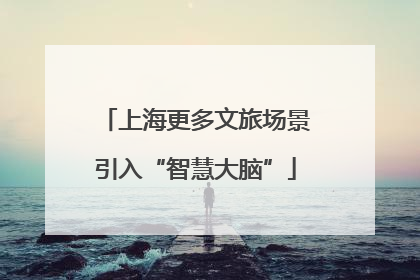 上海更多文旅场景引入“智慧大脑”