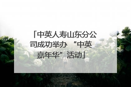 中英人寿山东分公司成功举办 “中英嘉年华”活动