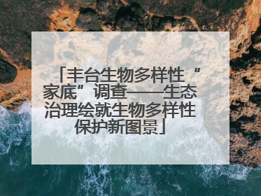 丰台生物多样性“家底”调查——生态治理绘就生物多样性保护新图景