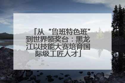 从“鲁班特色班”到世界领奖台：黑龙江以技能大赛培育国际级工匠人才