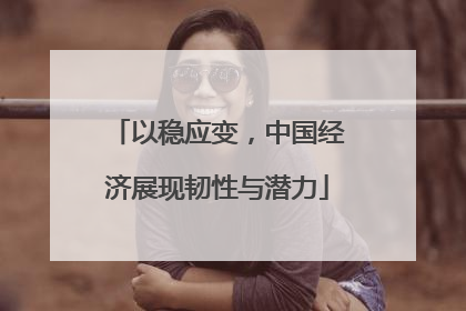 以稳应变，中国经济展现韧性与潜力
