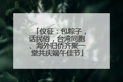 仪征：包粽子，话民俗，台湾同胞、海外归侨齐聚一堂共庆端午佳节