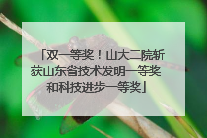 双一等奖！山大二院斩获山东省技术发明一等奖和科技进步一等奖