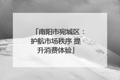 南阳市宛城区：护航市场秩序 提升消费体验