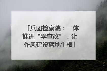兵团检察院：一体推进“学查改”，让作风建设落地生根