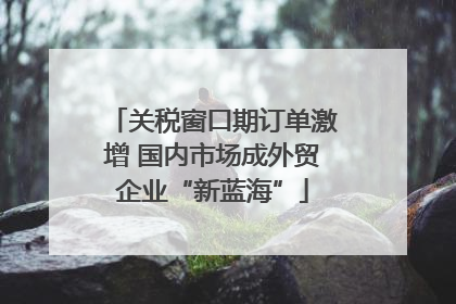 关税窗口期订单激增 国内市场成外贸企业“新蓝海”