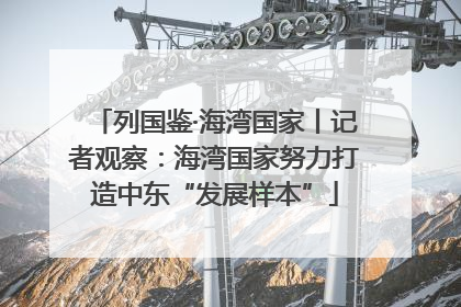 列国鉴·海湾国家丨记者观察：海湾国家努力打造中东“发展样本”