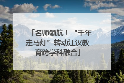 名师领航！“千年走马灯”转动江汉教育跨学科融合
