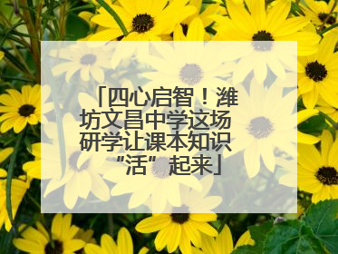 四心启智！潍坊文昌中学这场研学让课本知识“活”起来