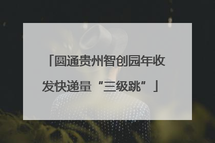 圆通贵州智创园年收发快递量“三级跳”