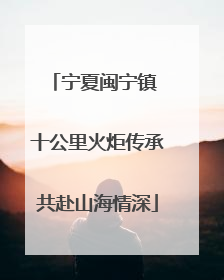 宁夏闽宁镇 十公里火炬传承共赴山海情深