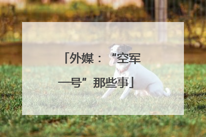 外媒：“空军一号”那些事