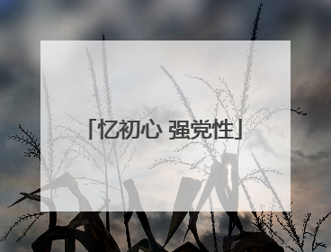 忆初心 强党性