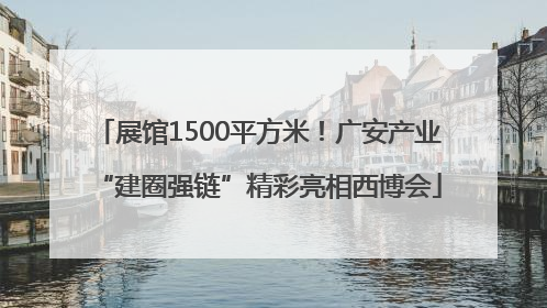 展馆1500平方米！广安产业“建圈强链”精彩亮相西博会
