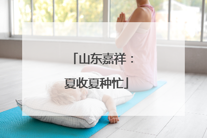 山东嘉祥：夏收夏种忙