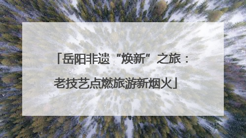 岳阳非遗“焕新”之旅：老技艺点燃旅游新烟火