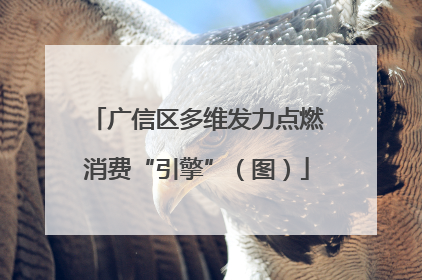 广信区多维发力点燃消费“引擎”（图）