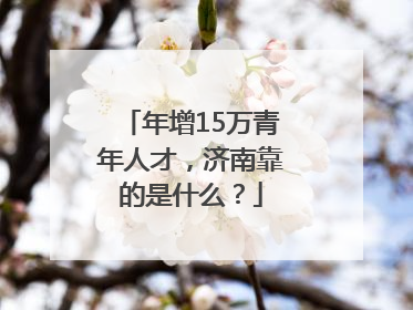 年增15万青年人才，济南靠的是什么？