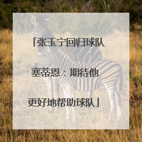 张玉宁回归球队 塞蒂恩：期待他更好地帮助球队