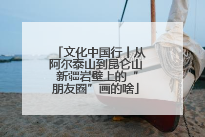 文化中国行丨从阿尔泰山到昆仑山 新疆岩壁上的“朋友圈”画的啥