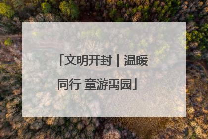 文明开封｜温暖同行 童游禹园