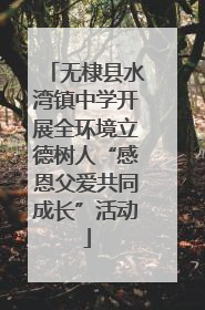 无棣县水湾镇中学开展全环境立德树人“感恩父爱共同成长”活动