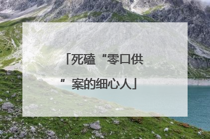 死磕“零口供”案的细心人