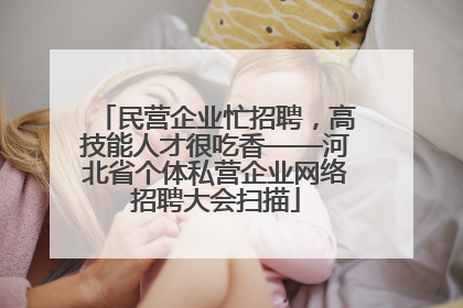 民营企业忙招聘，高技能人才很吃香——河北省个体私营企业网络招聘大会扫描