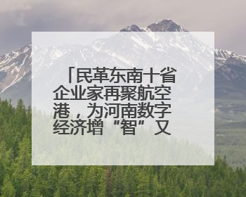 民革东南十省企业家再聚航空港，为河南数字经济增“智”又增“势”