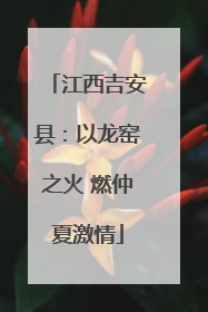 江西吉安县：以龙窑之火 燃仲夏激情