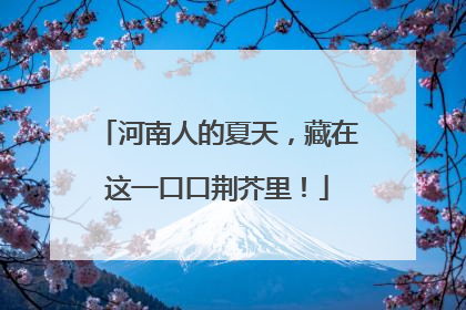 河南人的夏天，藏在这一口口荆芥里！