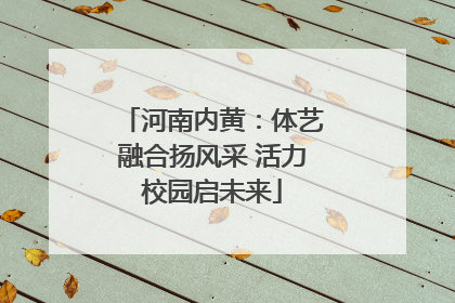 河南内黄：体艺融合扬风采 活力校园启未来