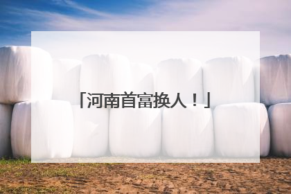 河南首富换人！