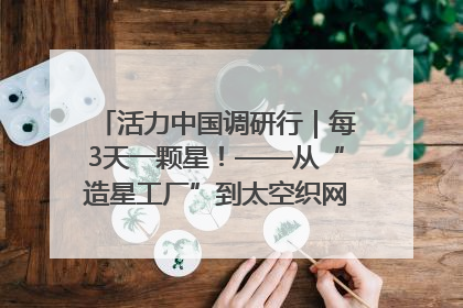活力中国调研行｜每3天一颗星！——从“造星工厂”到太空织网的“银河速度”