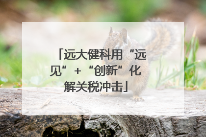 远大健科用“远见”+“创新”化解关税冲击