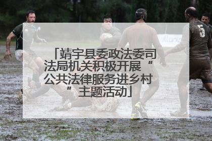 靖宇县委政法委司法局机关积极开展“公共法律服务进乡村”主题活动