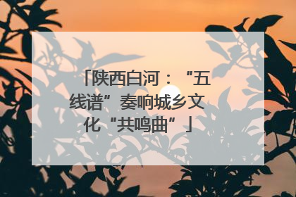 陕西白河：“五线谱”奏响城乡文化“共鸣曲”